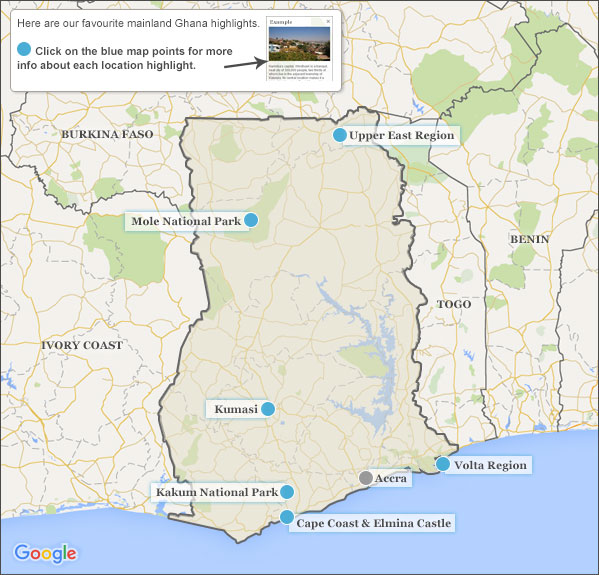 Ghana travel guide. Responsible travel guide to Ghana