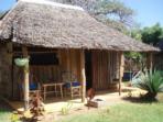 Kenya beach resort on Manda Island