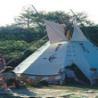 Tipi accommodation in Cornwall, England