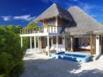 Maldives luxury beach resort hideaway