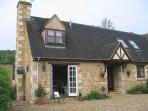 Broadway cottages in the Cotswolds, England