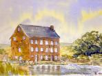 Painting breaks on the Isle of Wight