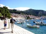 Croatian coast walking tours, self guided