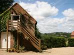 Rural granary accommodation in Sussex, England