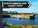 Northumberland coast hike, England