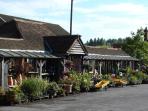 Chilham farm shop & plant centre, Kent Downs, England