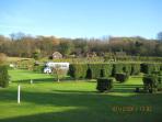 Surrey Hills campsite near Faversham, England