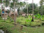 Traditional Rungus Long house in Borneo