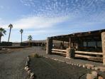 Luxury yurt pod accommodation in Lanzarote, with eco car