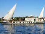 Nile cruise by Dahabyia, Egypt