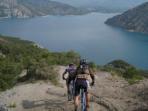 Guided mountain biking vacations in the French Alps