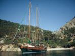 Family sailing cruise in Turkey