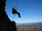 Abseiling Bluff Knoll in the Stirling Ranges, Western Australia