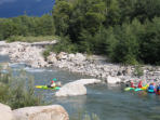 Kayaking vacations in the French Alps