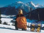 Snowshoeing vaction in the Dolomites