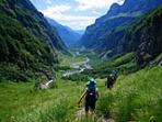 Guided walking vacations in the French Alps
