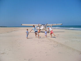 Kiwayu Island beach accommodation, Kenya