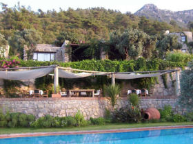 Organic hotel in Bodrum, Turkey