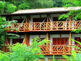 Ilha Grande ecolodge accommodation, Brazil