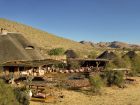 Southern Kalahari luxury safari lodge, South Africa