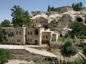 Cave hotel in Cappadocia, Turkey