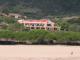 Sardinia beach hotel in Bari Sardo, Italy