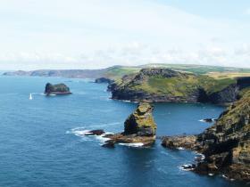 The coastal footpath