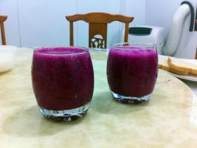 The plantation has an abundance of fresh fruit.  With fresh Dragon Fruit juice given everyday.