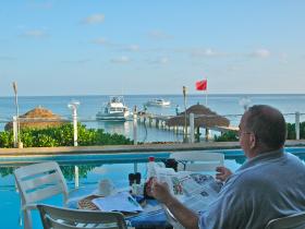Breakfast ocean scene