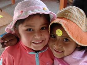 children at the orphanage
