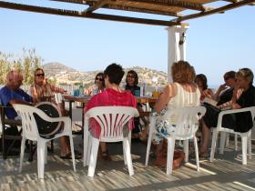 Writing Group On The Veranda
