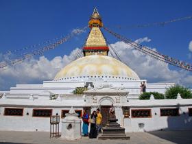 Asia's largest Stupa Boudhanath in Kathmandu