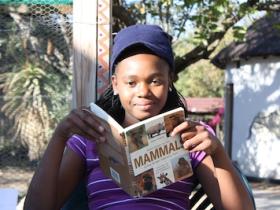 A child learning about wildlife