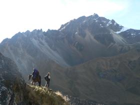 Heading to the high pass