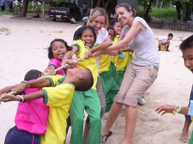 Tug of war competition