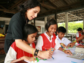 Summer camp in Thailand, teaching English