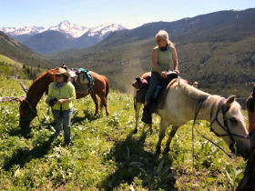 Ranch adventure horseback riding, Canada
