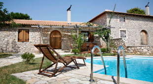 Villas with a pool accommodation