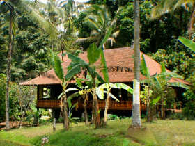 Eco bungalows in Bali, Indonesia