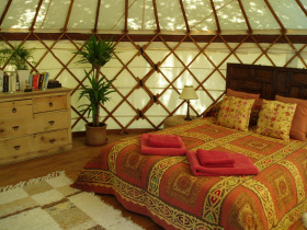 Yurt accommodation in Andalucia