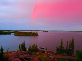 Northwest Territories log cabins and conference resort in Canada