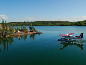 Northwest Territories log cabins and conference resort in Canada