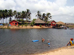 Ghana vacations, eco lodge with village tour