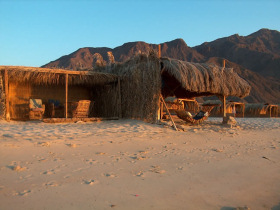 Sinai Bedouin beach camp accommodation, Egypt