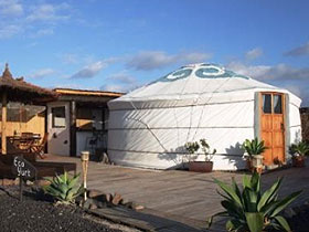 Luxury yurt accommodation in Lanzarote, Canary Islands