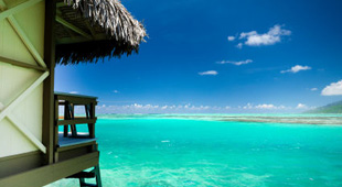 Beach villa accommodation