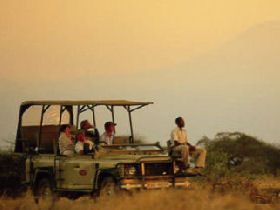 Big game safari in Kenya