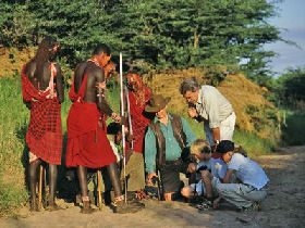 Big game safari in Kenya