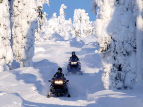 Winter adventure in Finland