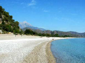 Beach vacation in Cirali, Turkey